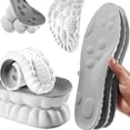 thumbnail image 1 of Liwarace 4D Insole Orthopedic Insoles Shoe Pads Sport Insole Breathable Soft Feet Care (Gray, 43-44), 1 of 11