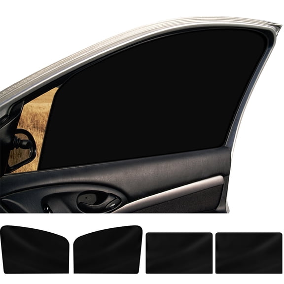 Liwarace 4Pcs Magnetic Car Side  Window Sun Shade Cover Shield UV Protection Accessories