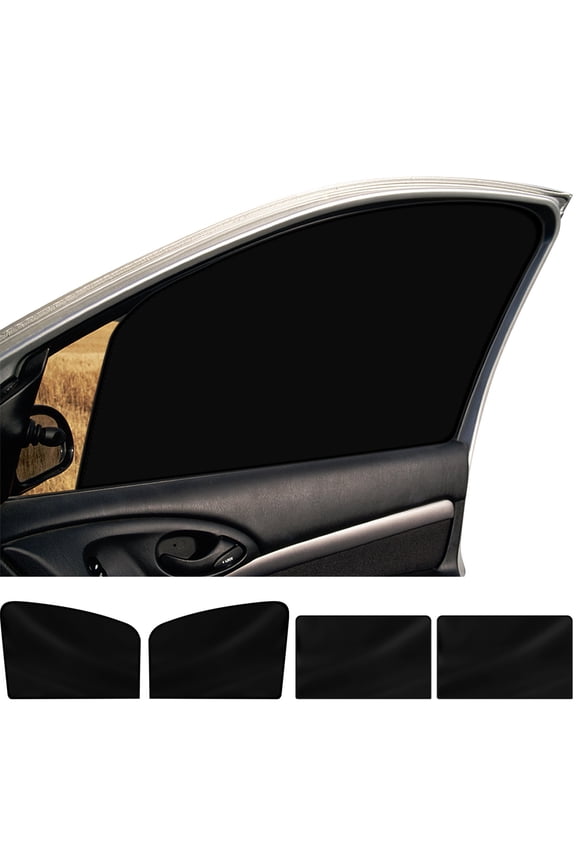 4Pcs Magnetic Car Side  Window Sun Shade Cover Shield UV Protection Accessories