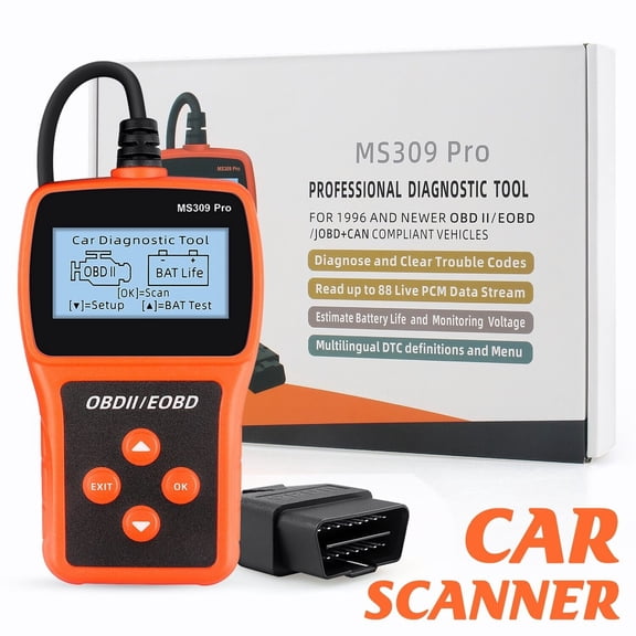 Liwarace Automotive OBD2 Scanner OBD Code Reader Car Diagnostic Tool Check Engine Fault