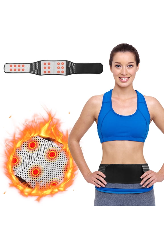 Back Support Brace for Women Men Lower Pain Relief Posture Corrector, S