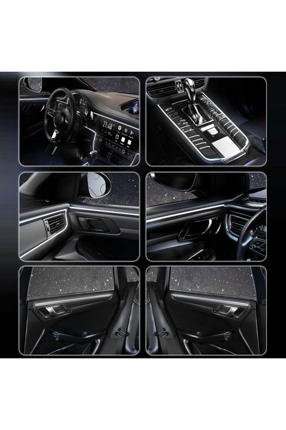 Car Auto Interior Atmosphere Wire Strip Light LED Decoration Lamp Accessories