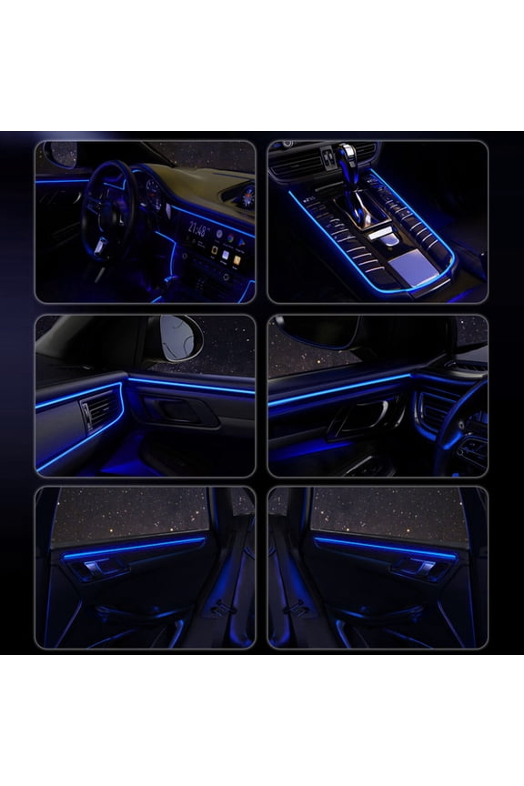 Car Auto Interior Atmosphere Wire Strip Light LED Decoration Lamp Accessories