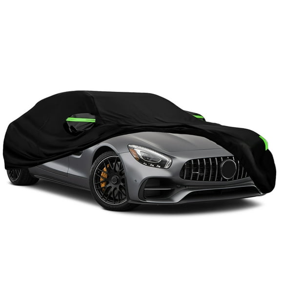 Liwarace Car Cover Waterproof All Weather UV Dustproof Vehicle Protection with Mirror Pocket, 16.7*6.6*4.9ft