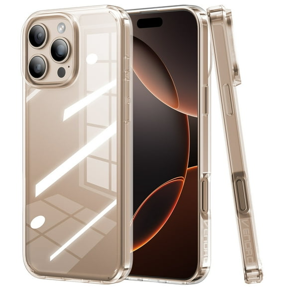 Liwarace Case for iPhone 16 Pro Max/16 Pro/16 Plus/16 Shockproof Soft TPU Phone Cover, Clear