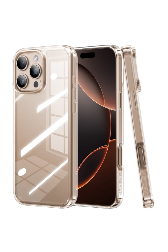 Case for iPhone 16 Pro Max/16 Pro/16 Plus/16 Shockproof Soft TPU Phone Cover, Clear