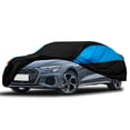 thumbnail image 1 of Liwarace Full Car Cover Outdoor Waterproof Sun UV All Weather Protection for Vehicle, 15.4*5.7*4.9ft, 1 of 11