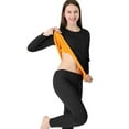 thumbnail image 1 of Liwarace Ultra Soft Microfiber Thermal Underwear for Women Thickened Microfiber Lambswool Thermal Underwear Set with Golden Fleece Lined, 1 of 20