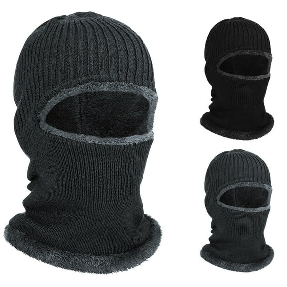 Liwarace Wool Knit Hat Padded Hat Headgear Ski Hat Hunting Tactical Hat Unisex