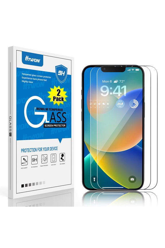 for iPhone 14 Pro Max/14 Pro/14 Plus/14 HD Tempered Glass Screen Protector