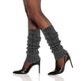 thumbnail image 1 of Liwrace Women Leg Warmers Crochet Knit Ribbed Knee High Long Solid Winter Wool Boot Sock, 1 of 11