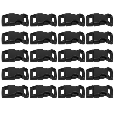 Lixada 20 PCS Contoured Side Release Buckles for Paracord Pet Collar