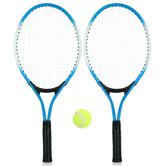 Lixada 2Pcs Kids Tennis Racket String Tennis Racquets with 1 Tennis Ball and Cover Bag