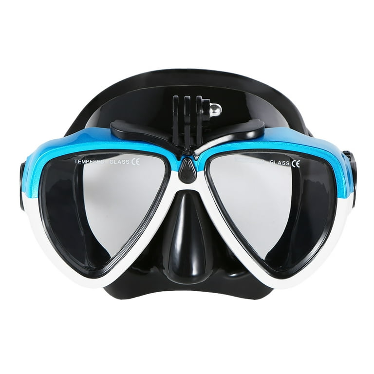 Lixada Anti-fog Snorkeling Goggles Mask Scuba Diving Snorkel Swimming  Goggles Glasses with Camera Mount 