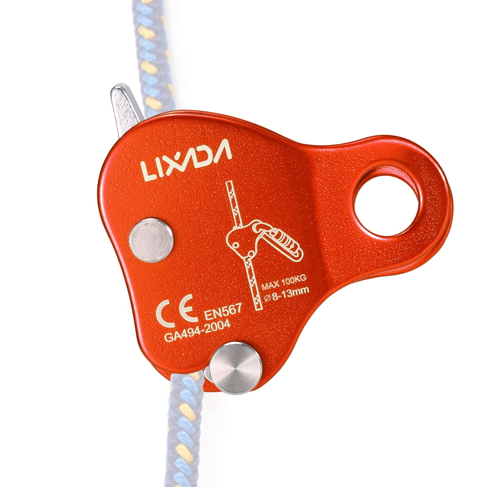 Lixada Ascender Ideal for Arborists, Mountain Climbing, and Rigging Rope Protection and Belay