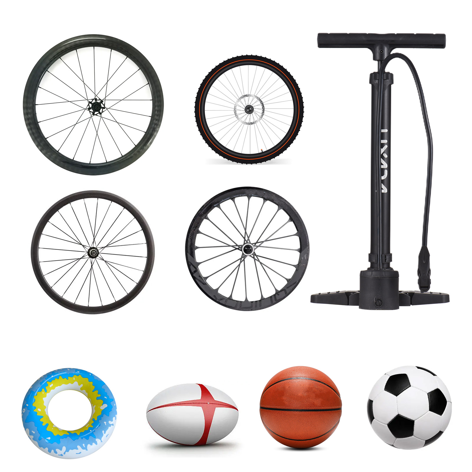 Lixada Bike Pump,Presta Valve Bike Pump Mtb Road 230psi Pressure Floor Pump Manual Pump Tire