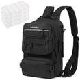 thumbnail image 1 of Lixada Fishing Sling Tackle Storage Bag, Lightweight Sling Fishing Backpack for Fishing Hiking Hunting with 4 Tackle Box Fishing Gear Bag, 1 of 12