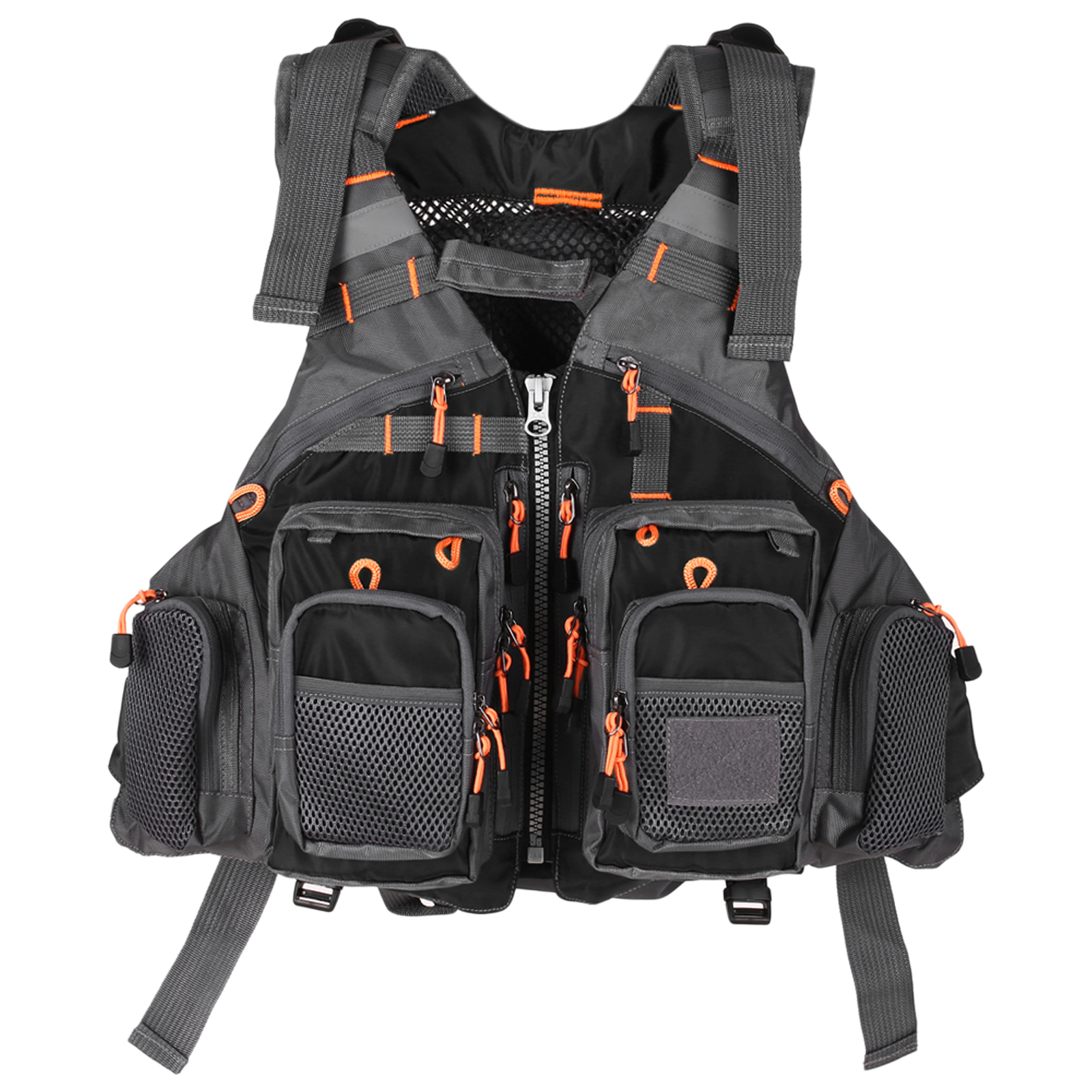 Lixada Fly Fishing Vest with Breathable Mesh for Outdoor Fishing Activities - image 1 of 7
