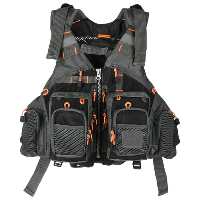 Lixada Fly Fishing Vest with Breathable Mesh for Outdoor Fishing Activities