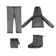 Lixada Lightweight Summer Bug Wear Mosquito Suit Jacket Mitts Pants Socks for Men Women With Ultra-fine Mesh Hiking Fishing Camping Bee feeding Cycling