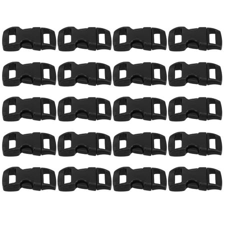 Lixada Lixada 20 PCS Contoured Side Release Buckles for Paracord Pet Collar
