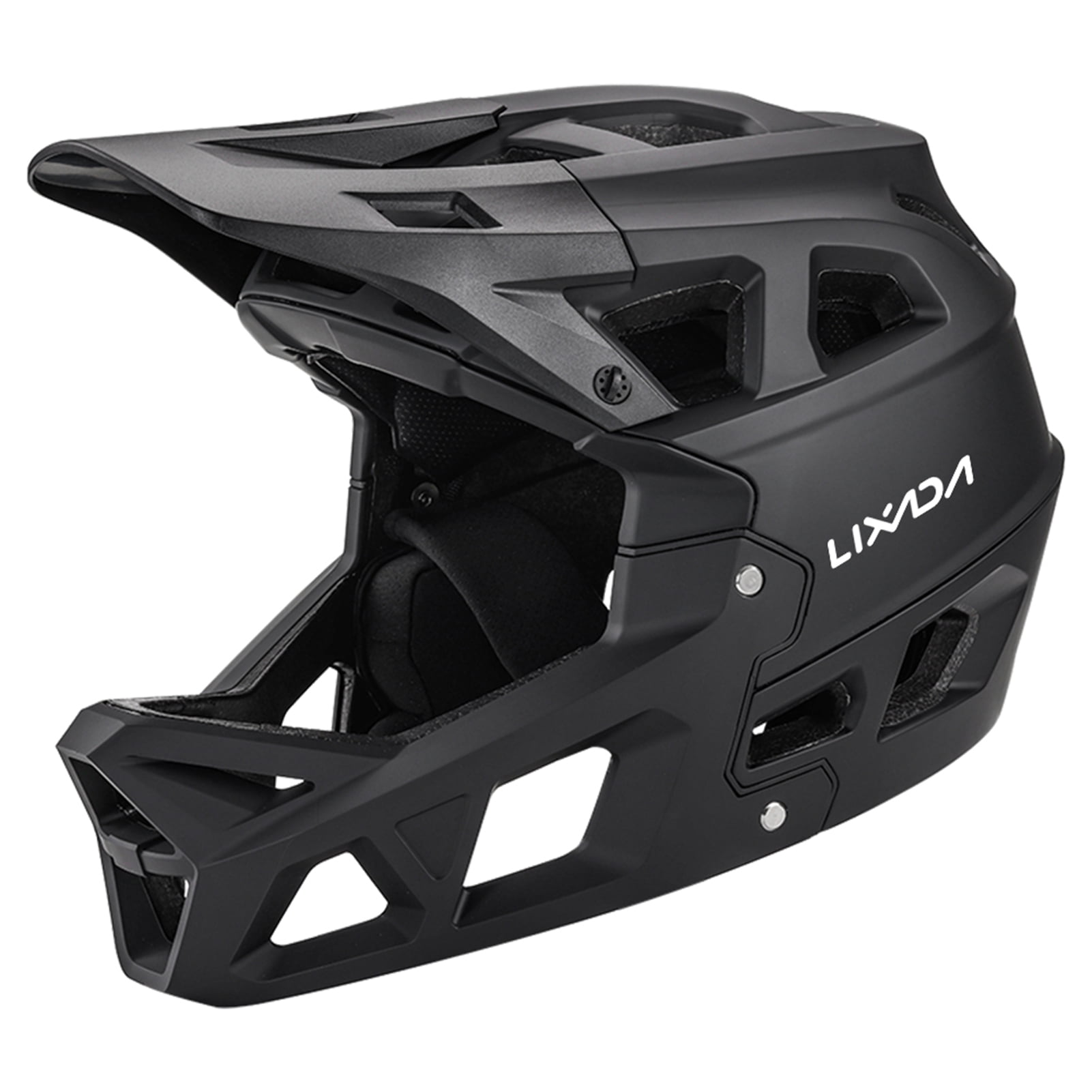 Lixada Full Face Mountain Bike Helmet for Adult MTB Racing Safety headgear for Downhill