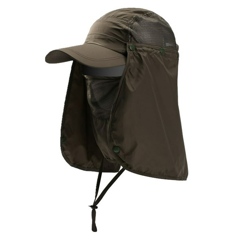 Lixada Outdoor Sport Hiking Visor Hat Protection Face Neck Cover Fishing  Sun Protection Cap 