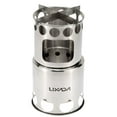thumbnail image 1 of Lixada Portable Stainless Steel Lightweight Wood Stove Outdoor Cooking Picnic Camping Burner, 1 of 7