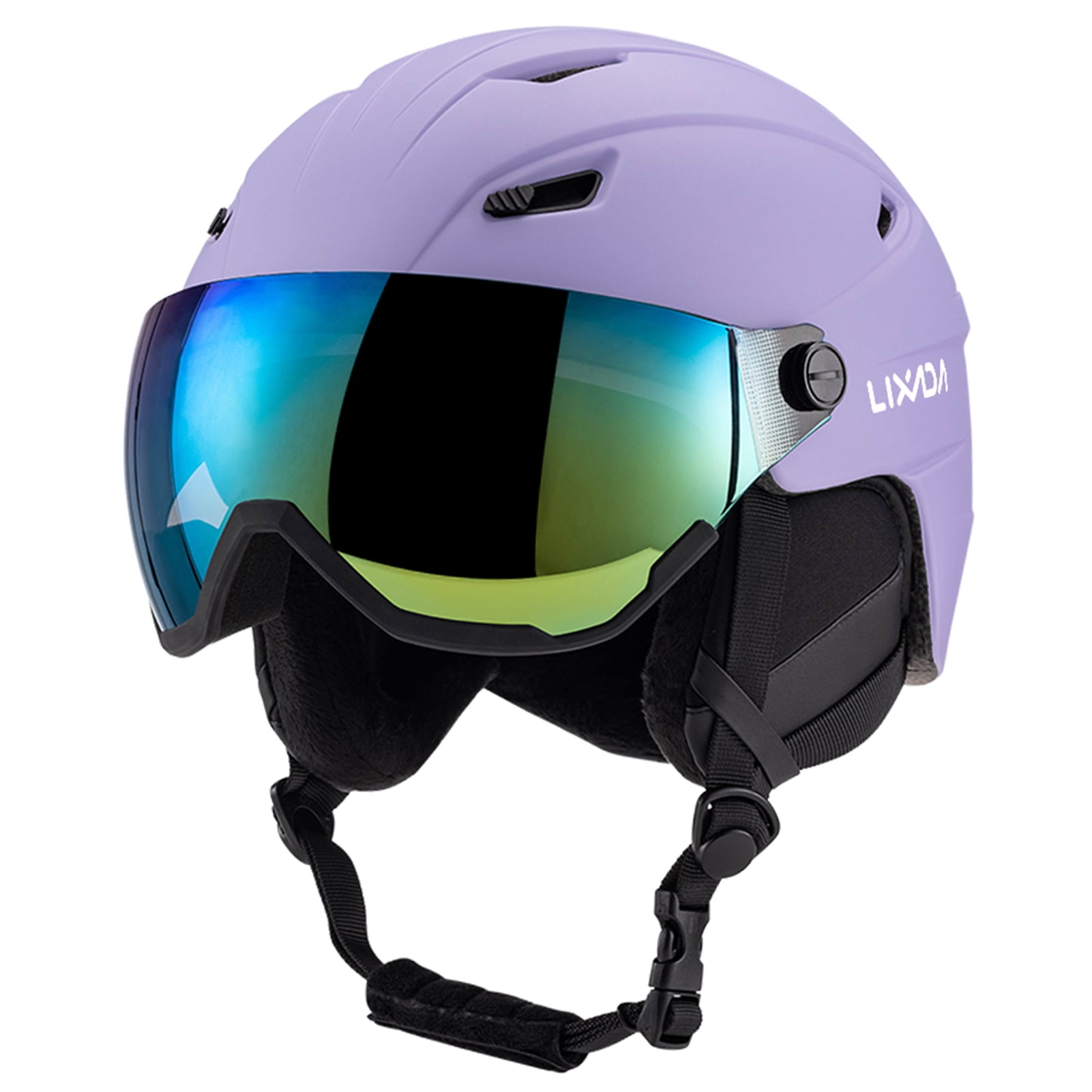 Lixada Safety headgear Integrated Ski Helmet with Removable Visor