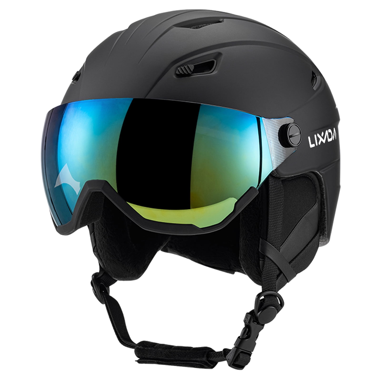 Lixada Snowboard Helmet with Detachable Visor Goggles for Men and