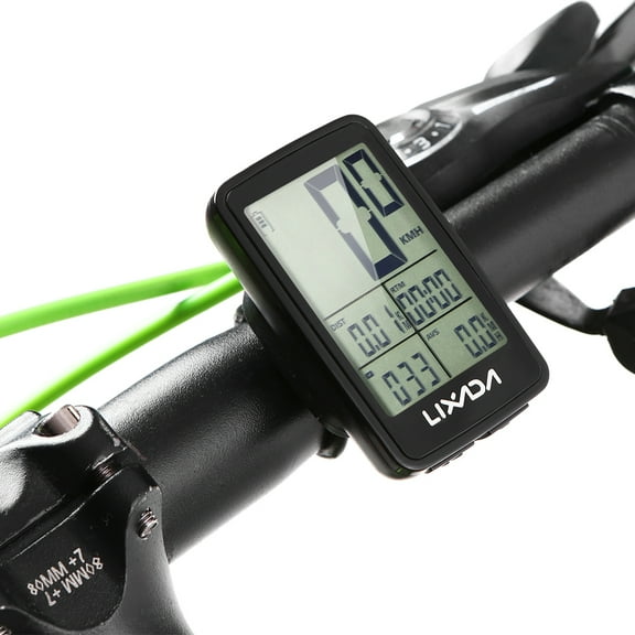 Lixada USB Rechargeable Bike Speedometer Odometer, Wireless Cycling Computer with Mount Holder - Stay Motivated on Your Rides!