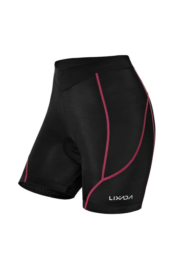 Lixada Women Bike Padded Shorts - Performance-enhancing Cycling Underwear with 3D Padding,L