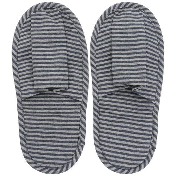 1 Pair Travel Slippers Portable Folding Slippers Indoor Cotton Slippers with Bag