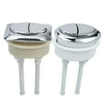 Lixi 2pcs Toilet Flush Button Universal Toilet Water Tank Plastic
