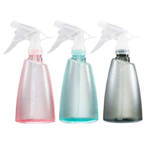 Lixi 3pcs 500ml Plastic Spray Bottles Refillable Empty Squirt Bottles for Pots Plants Watering