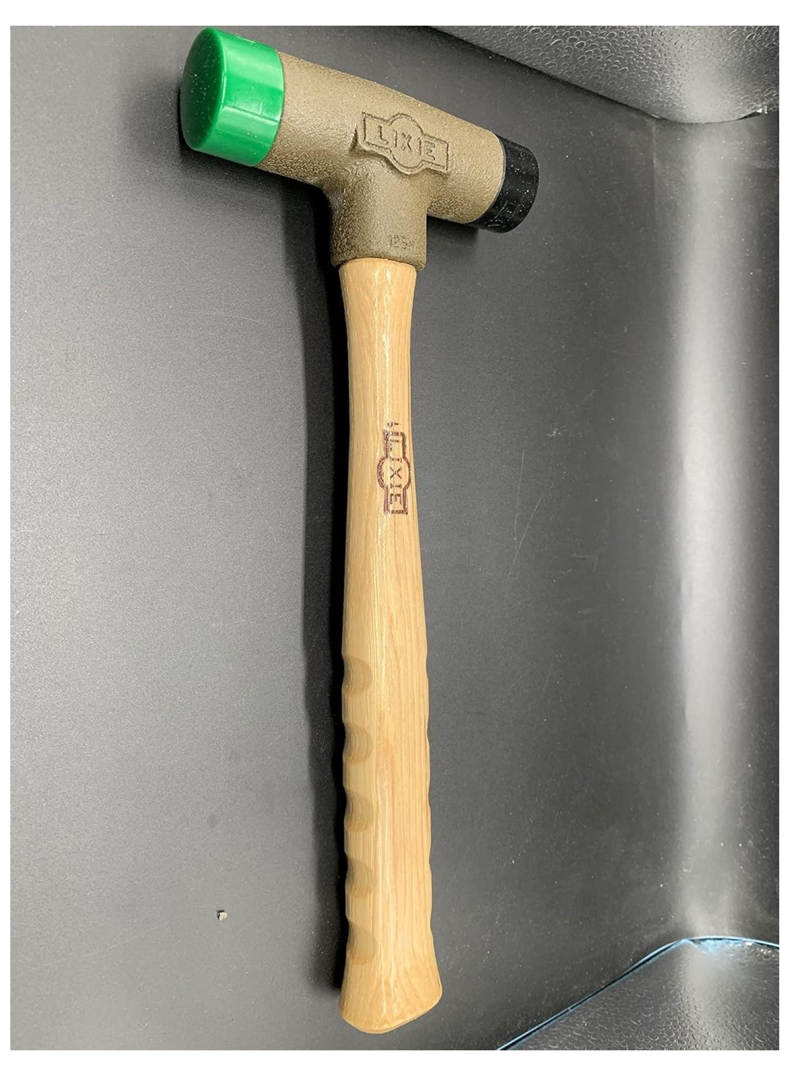 Lixie 38oz Dead Blow Hammer - 2-Inch Diameter Head With Replaceable Urethane Faces