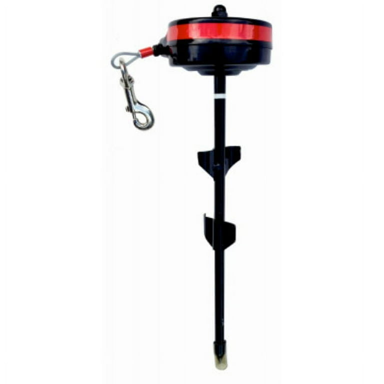 Lixit 30 8402 006 Retractable In ground Cable Tie Out for Large Dogs 80 120 Lbs Each Walmart
