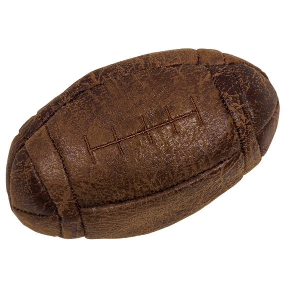 HOWARD PET 0428 DOG TOY FOOTBALL VINTAGE FLAT 8"X4" MEDIUM
