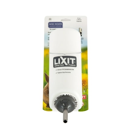 Lixit 32oz. Wide-Mouth Water Bottle for Rabbits and Other Small Animals.