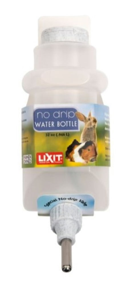 Lixit 378 No-Drip Top-Fill Rabbit Water Bottle for Small Pet, 32 oz ...
