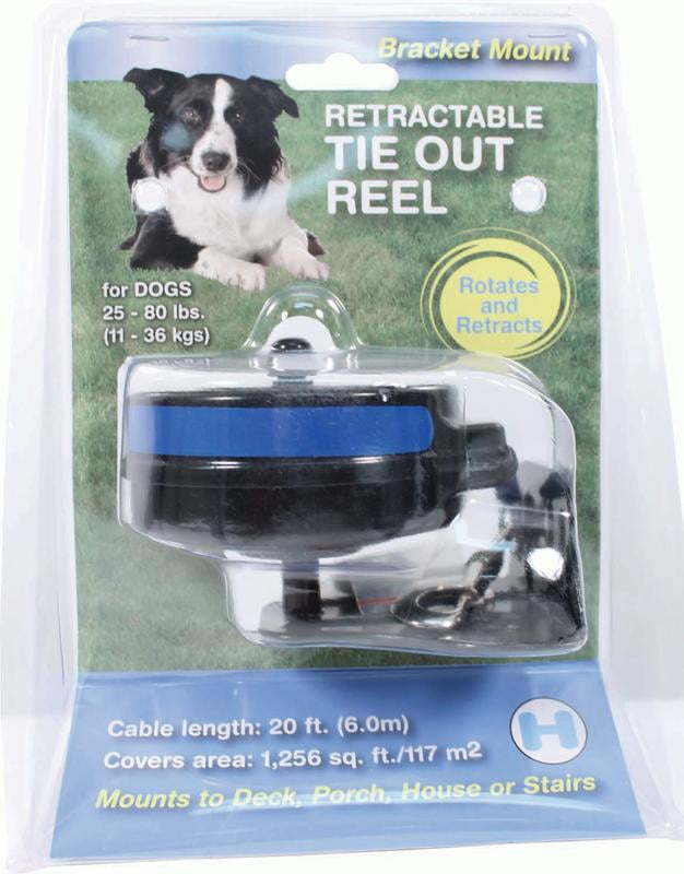 Bracket mount online retractable tie out