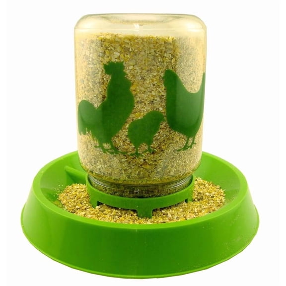 Lixit Chicken Feeder Green 64oz