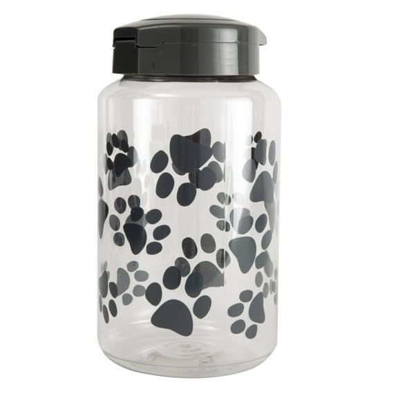 Lixit Dog Large Treat Jar, Dark Gray, 128 oz.