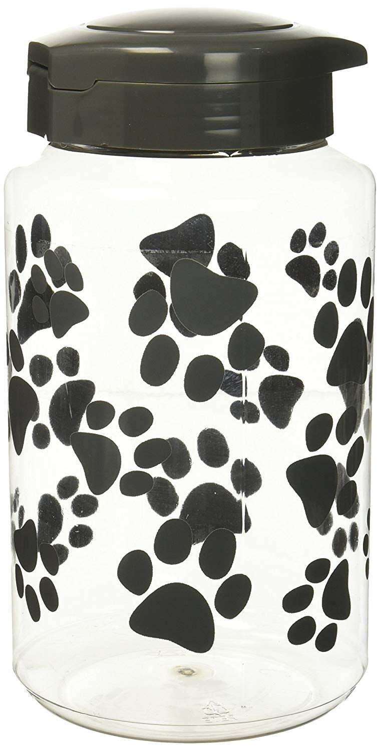 Cow Print Cookie Jar, Black and White Canister, Treat Jar