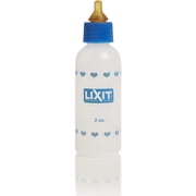 Lixit  2 Ounce Nursing Bottle for Kittens Small Puppies, and Small Animals - Made in USA 1 Pack, 2 Ounce