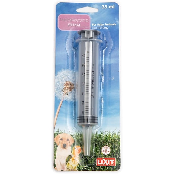 Lixit Hand Feeding Syringe, 35 ml