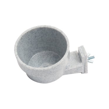 Lixit Quick Lock Removable Cage Bowls For Rabbits, Birds, Dogs, Cats, Gunea Pigs And Other Small Animals. (20oz, Granite