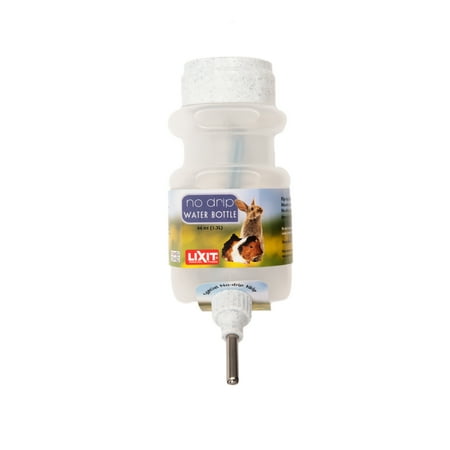 Lixit Top Fill 44oz No-Drip Water Bottles for Rabbits, Ferrets, Chinchillas, Guinea Pigs, Rats, and Other Small Animals.