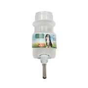 Lixit 44oz Top Fill No Drip Dog Water Bottle for Large Dogs, Stainless Steel Valve