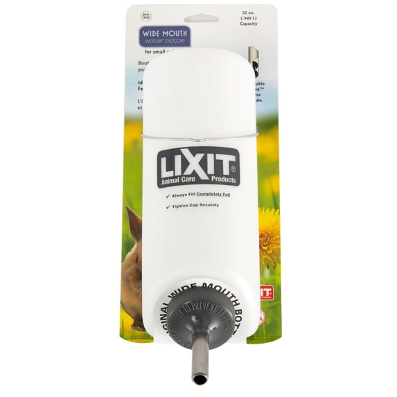 Mini Rats Plastic Lixit Widemouth Cage Water Bottles for Rabbits, Ferrets, Guinea Pigs ...